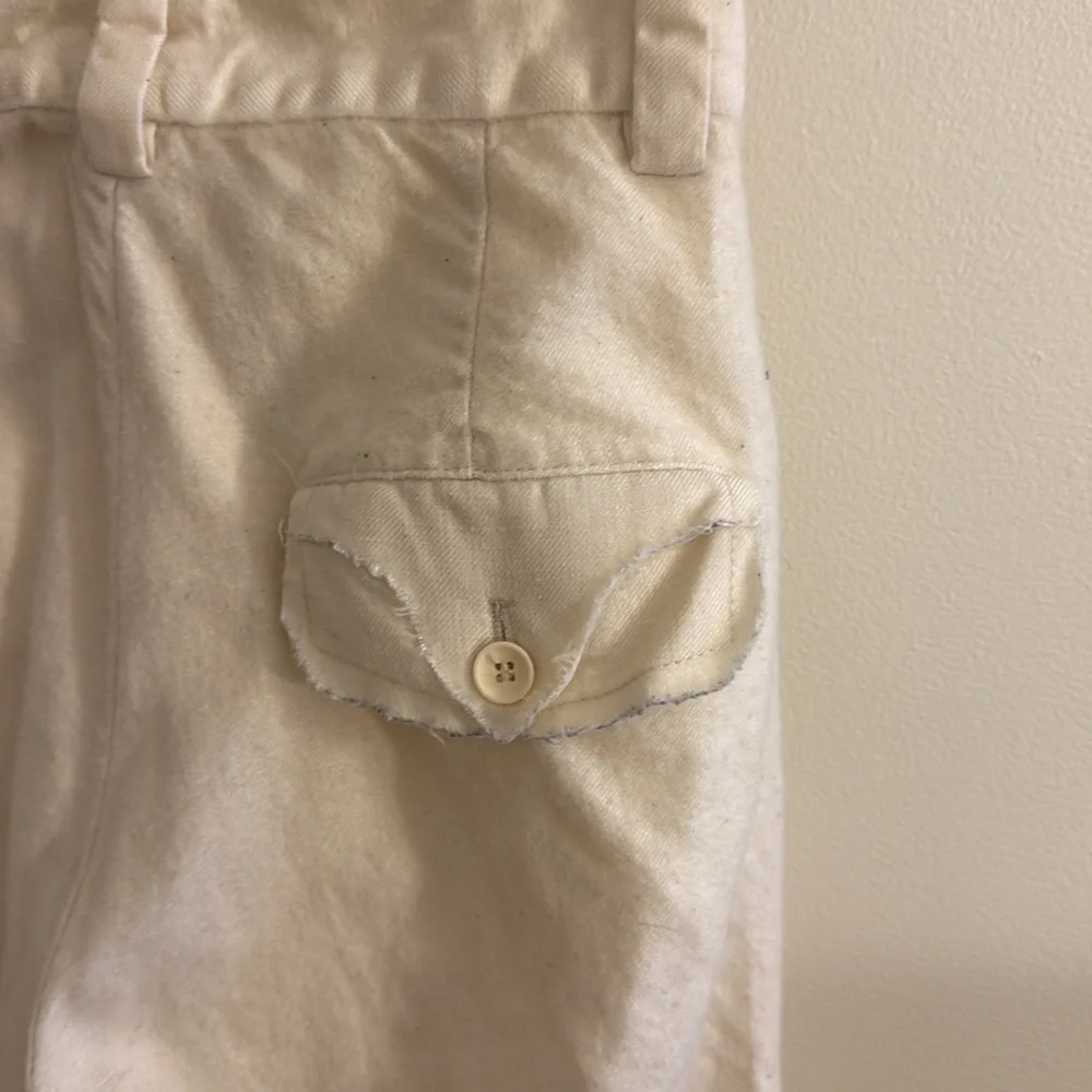 Marithe Francois Girbaud: Cream Wide-Leg Pants - Picture 9 of 16